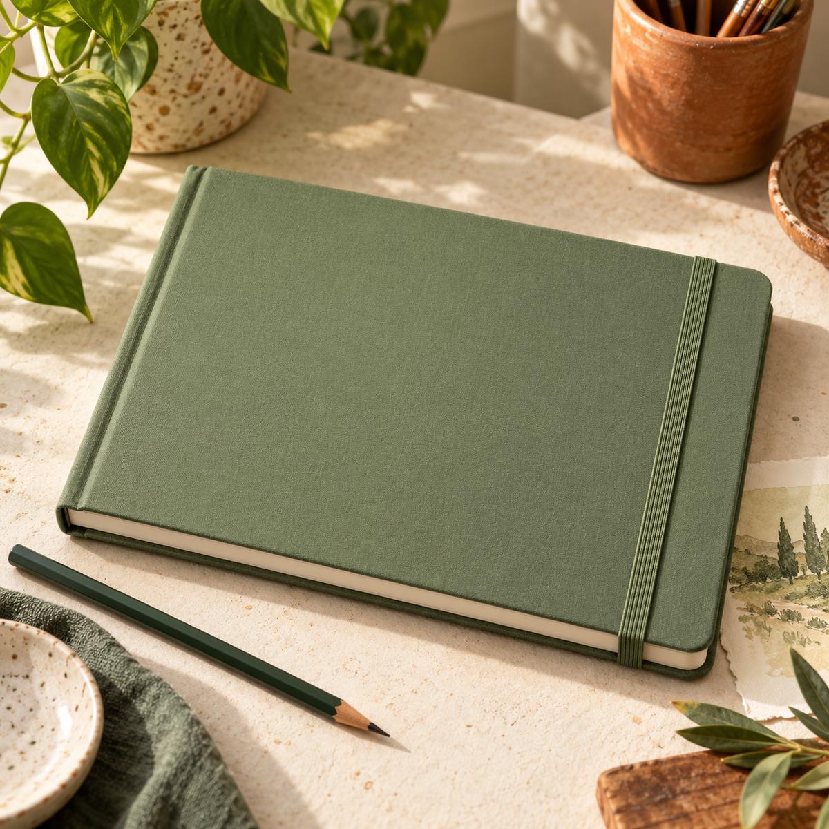 Everyday Sketchbook — AI-created illustrative product concept